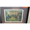 Image 2 : Framed "Twilight", Avi Thaw, Ltd. Ed. 39 of 120, Original Signature, 1983, 14" x 18"