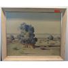 Image 1 : Large Framed Original Painting, Desertscape, Signed, Artist Swinnerton, 32.5" x 38.5"