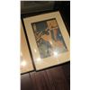 Image 4 : 6 Framed Japanese Wood Block Prints 15.5" x 20.5" (some staining and age wear)