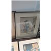Image 5 : 6 Framed Japanese Wood Block Prints 15.5" x 20.5" (some staining and age wear)