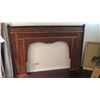 Image 2 : Balinese Painted Carved Wooden Headboard w/ Vine & Floral Motifs 7'4" W x 59" H