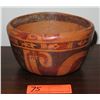 Image 1 : Burnished, Painted Mayan Pottery Bowl w/Certificate of Authenticity, 550-950 A.D. 4.25" H, 7.25" Dia