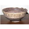 Image 2 : Antique Pottery w/Geometric Design, Some Damage, 5" Dia.