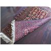 Image 8 : Burgundy Afghan Wool Carpet, Medallions w/Geometric Motif, 48" x 78", Fringed Borders