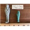 Image 2 : 2 Egyptian Faience Ushabti (Funerary Figures)