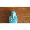 Image 3 : Turquoise Egyptian Faience Ushabti Haru-Ankh (664-525 B.C.E) 4.75" H, w/Certificate of Authenticity