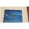 Image 2 : Japanese Wood Block Print, Torii, Unframed, 15.5" x 20.5" (some staining and age wear)