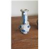 Image 7 : Roman Period Glass Perfume Bottle Ewer with Handles & Small Jar
