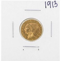 1913 $2 1/2 Indian Head Quarter Eagle Coin