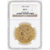 Image 1 : 1895-S $20 Liberty Head Double Eagle Gold Coin NGC MS61