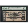 Image 1 : 1864 $10 Confederate States of America Note T-68 PMG Very Fine 30
