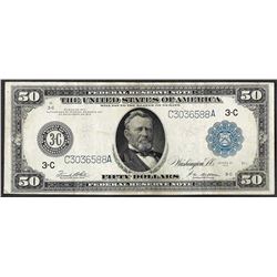 1914 $50 Federal Reserve Note Philadelphia
