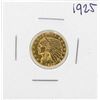 Image 1 : 1925-D $2 1/2 Indian Head Quarter Eagle Gold Coin