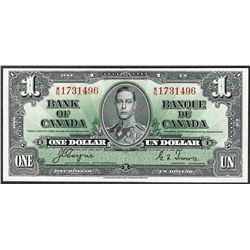 1937 $1 Bank of Canada Note