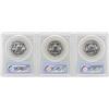 Image 2 : Set of 1959-1961 Franklin Half Dollar Coins NGC MS63