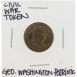 1863 Civil War Patriotic Token George Washington New York