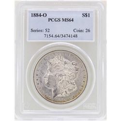 1884-O $1 Morgan Silver Dollar Coin PCGS MS64