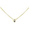 Image 2 : 18KT Yellow Gold 0.55 ctw Diamond Solitaire Pendant with Chain