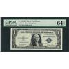 Image 1 : 1935E $1 Silver Certificate STAR Note Fr.1614* PMG Choice Uncirculated 64EPQ