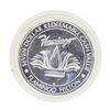 Image 1 : .999 Silver Flaming Hilton Laughlin, NV $7 Limited Edition Casino Gaming Token