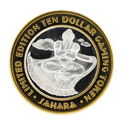 .999 Silver Sahara Las Vegas, Nevada $10 Casino Limited Edition Gaming Token