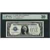 Image 1 : 1928A $1 Funnyback Silver Certificate Note Fr.1601 PMG Very Fine 30
