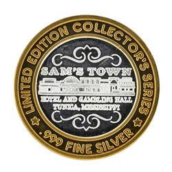 .999 Silver Sam's Town Tunica, MI $10 Casino Limited Edition Gaming Token
