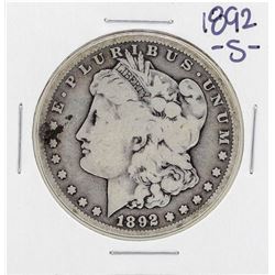 1892-S $1 Morgan Silver Dollar Coin