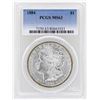 Image 1 : 1884 $1 Morgan Silver Dollar Coin PCGS MS63