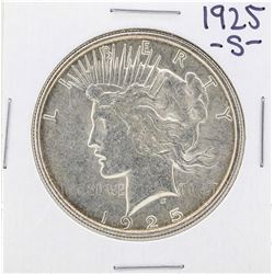 1925-S $1 Peace Silver Dollar Coin