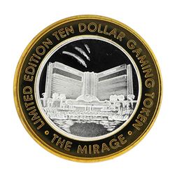 .999 Silver The Mirage Las Vegas, Nevada $10 Casino Limited Edition Gaming Token