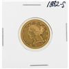 Image 1 : 1882-S $5 Liberty Head Half Eagle Gold Coin