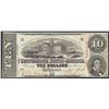 Image 1 : 1863 $10 Confederate States of America Note