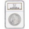 Image 1 : 1885 $1 Morgan Silver Dollar Coin NGC MS65
