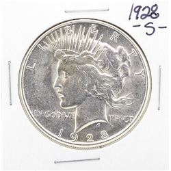 1928-S $1 Peace Silver Dollar Coin