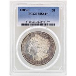 1883-S $1 Morgan Silver Dollar Coin PCGS MS64+