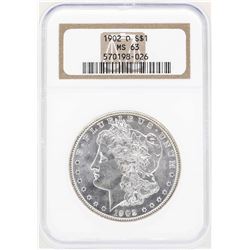 1902-O $1 Morgan Silver Dollar Coin NGC MS63