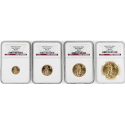 Set of (4) 2006 American Gold Eagle Coins NGC MS70 First Strikes