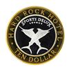 Image 2 : .999 Silver Hard Rock Hotel Las Vegas, Nevada $10 Casino Limted Edition Gaming T