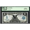 Image 1 : 1899 $1 Black Eagle Silver Certificate Note Fr.226a PCGS Gem New 65PPQ