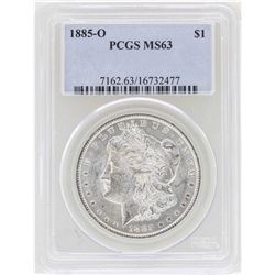 1885-O $1 Morgan Silver Dollar Coin PCGS MS63