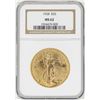 Image 1 : 1928 $20 St. Gaudens Double Eagle Gold Coin NGC MS62