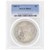 Image 1 : 1881-S $1 Morgan Silver Dollar Coin PCGS MS63