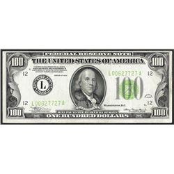 1934 $100 Federal Reserve Note