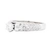 Image 2 : 14KT White Gold 0.86 ctw Diamond Ring