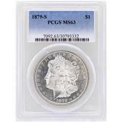 1879-S $1 Morgan Silver Dollar Coin PCGS MS63