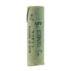 Roll of (50) 1955-S Brilliant Uncirculated Roosevelt Dimes