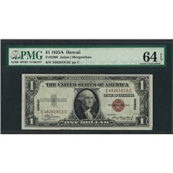 1935A $1 Hawaii Silver Certificate WWII Emergency Note PMG Choice Uncirculated 6