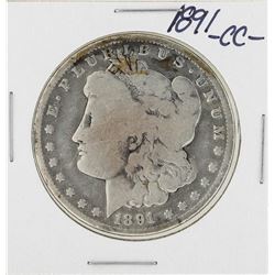 1891-CC $1 Morgan Silver Dollar Coin