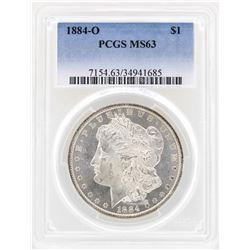 1884-O $1 Morgan Silver Dollar Coin PCGS MS63
